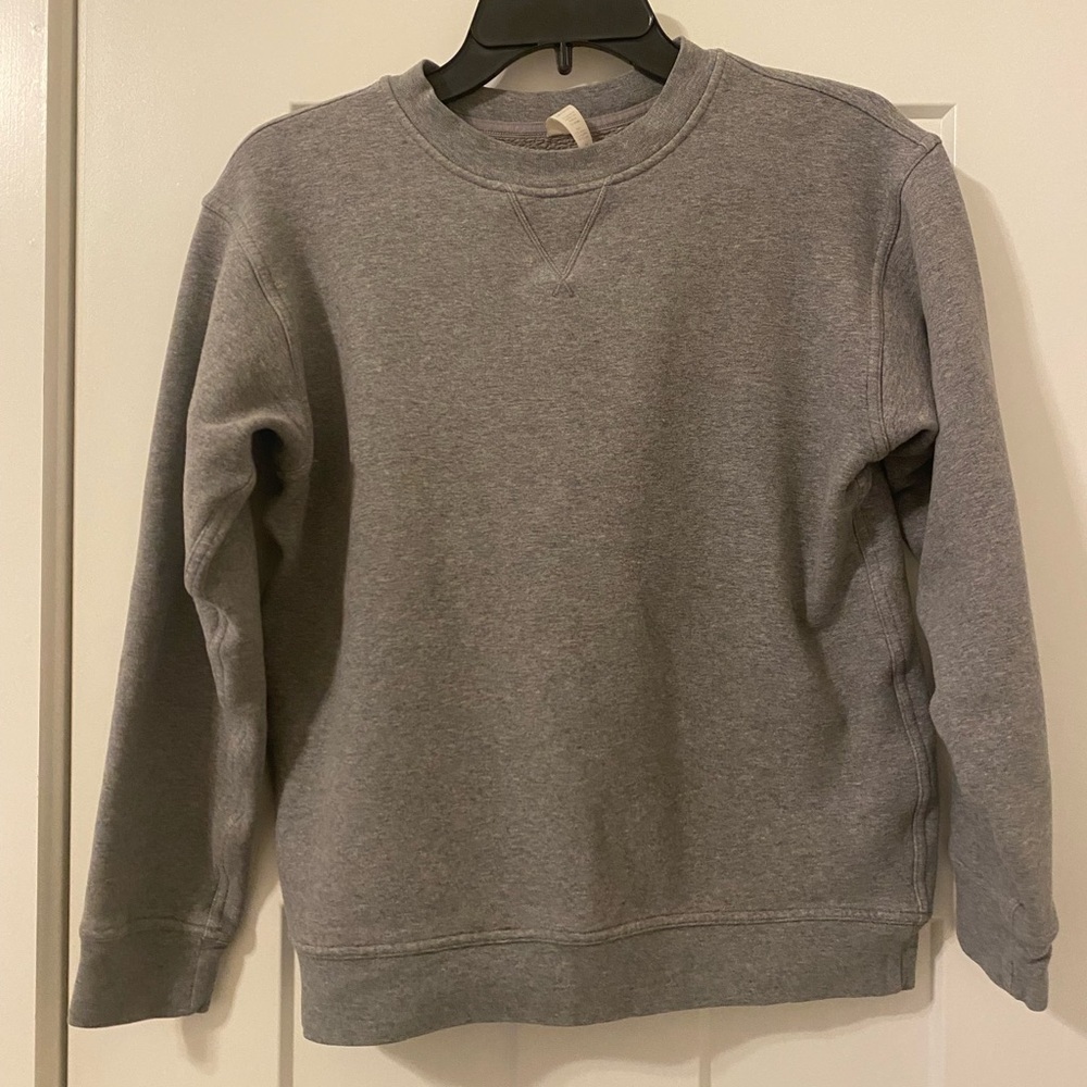 Lululemon All Yours Crew Neck Sweatshirt Gray